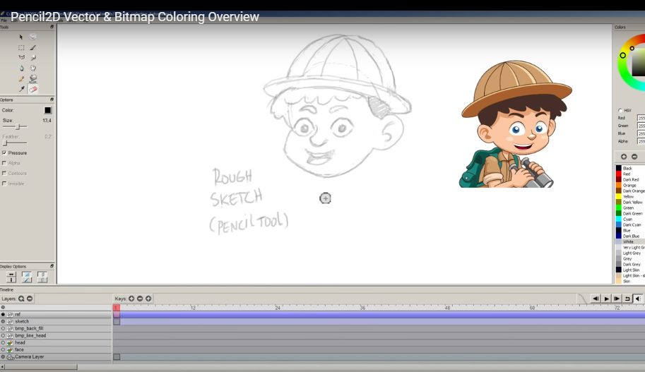 free 2d drawing animation software